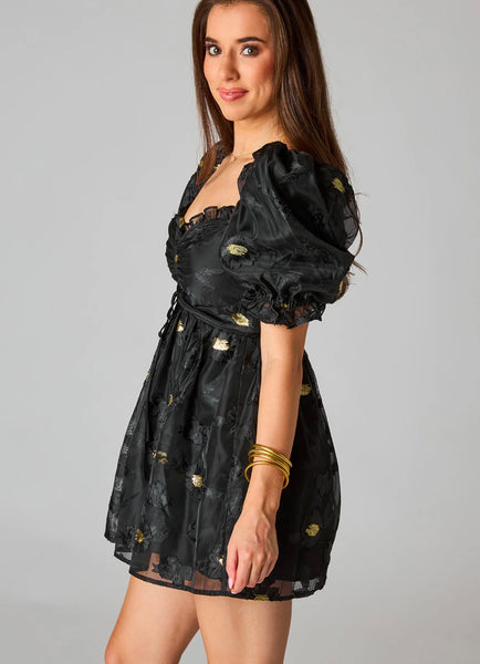 Colby Puff Sleeve Mini Dress