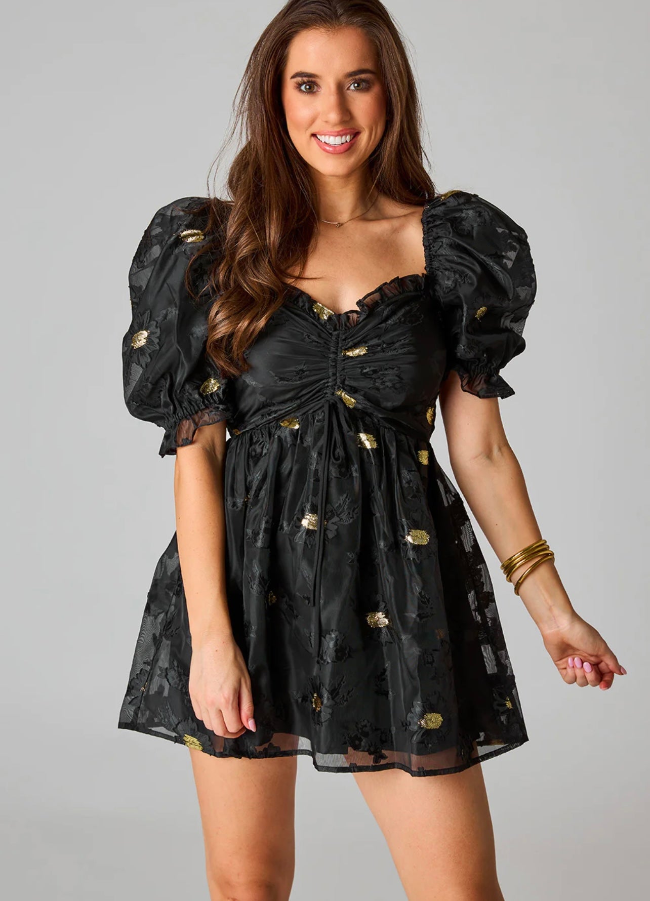 Colby Puff Sleeve Mini Dress