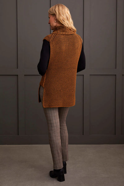 Plaited Cowl Neck Sweater