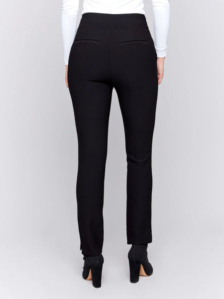 Crepe Slim Fit Dress Pants