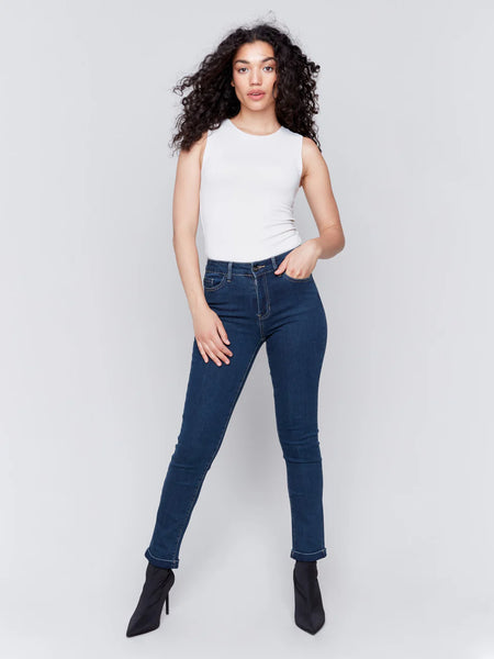 Cuffed Hem Jeans