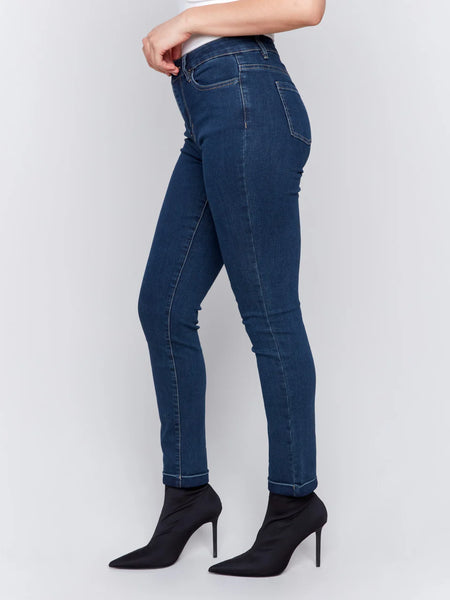 Cuffed Hem Jeans