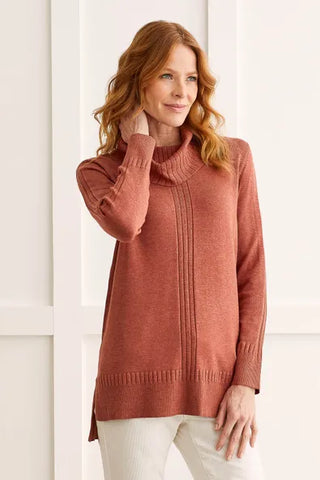 Cowl Neck Tunic Sweater