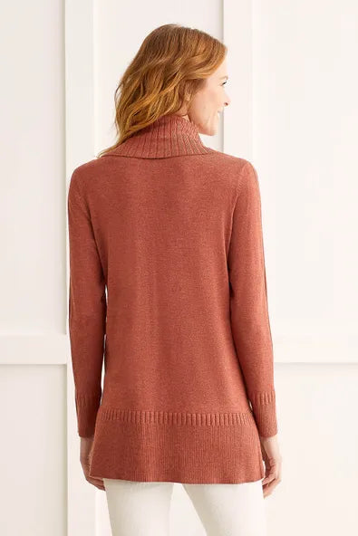 Cowl Neck Tunic Sweater