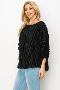 Winona Woven Feathered Top