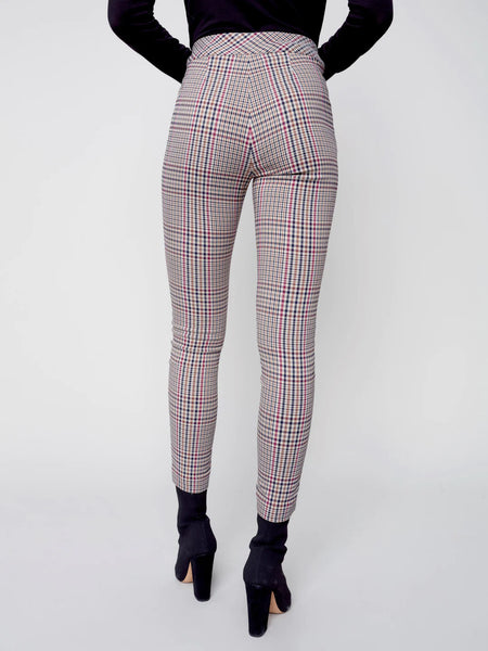 Plaid Pull-On Pants