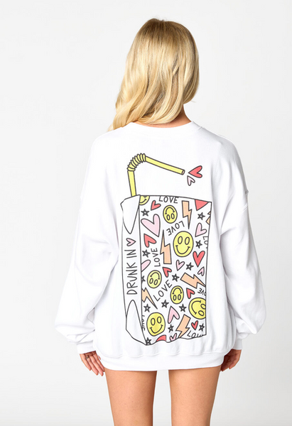 Devon Graphic Sweatshirt-Drunk in Love