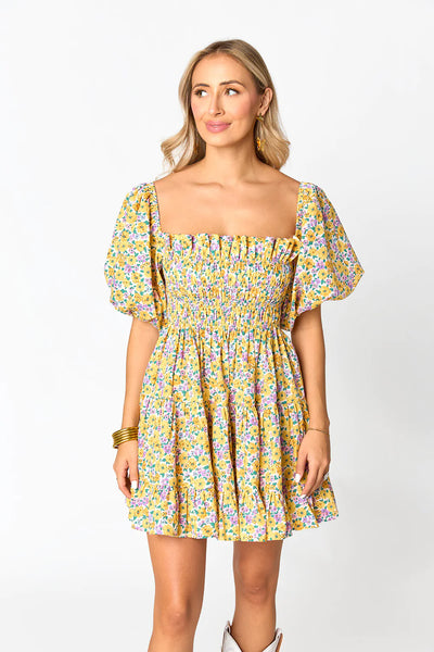 Spencer Puff Sleeve Mini Dress