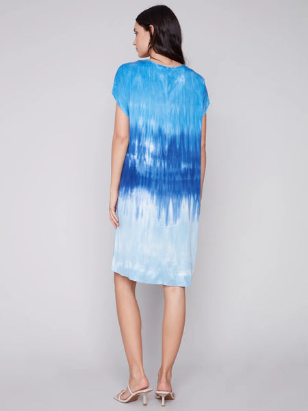 Tie Dye Dress with Dolman Sleeves