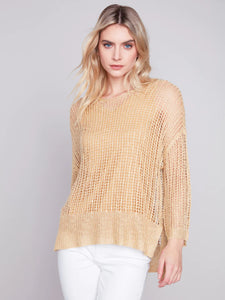 Fishnet Crochet Sweater