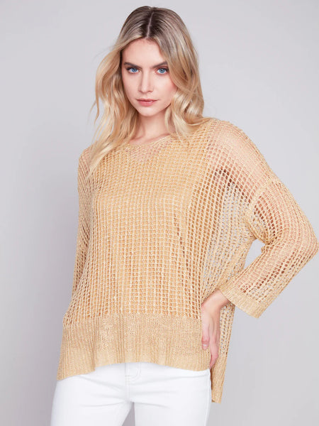 Fishnet Crochet Sweater