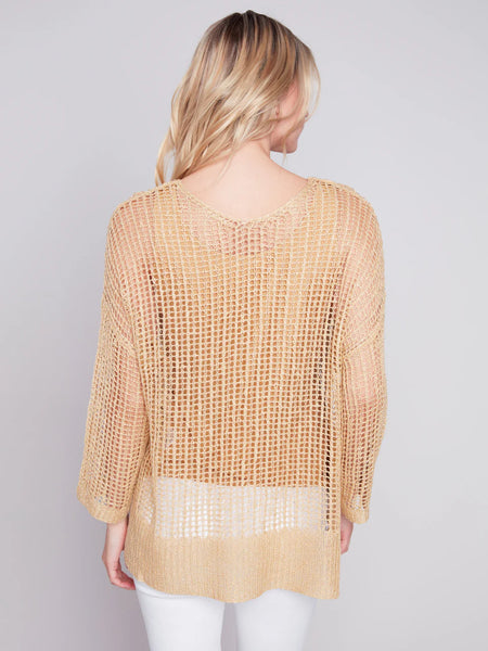 Fishnet Crochet Sweater