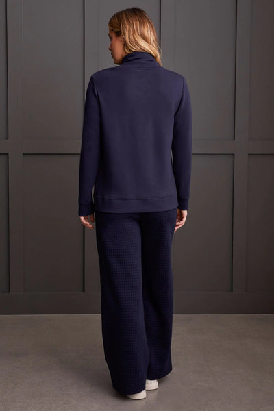 Funnel Neck Top with Pockets