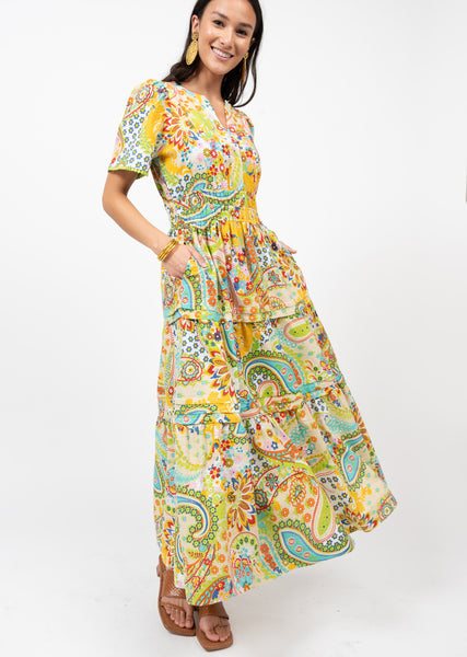 Paisley Midi Dress