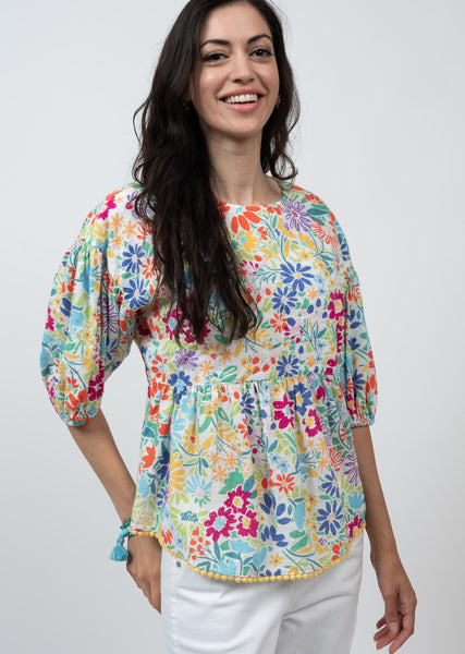 Peplum Garden Top