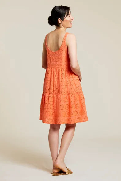 Eyelet Embroidered Cotton Dress