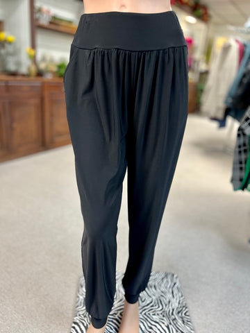 Pull On Tapered Pants with Pleats